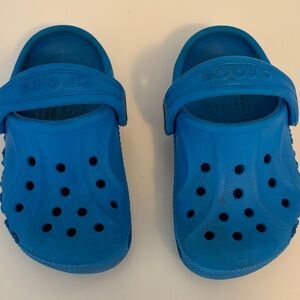 Crocs Unisex Kids Ocean (Blue) Baya Clogs Unisex; SZ: C6; EUC